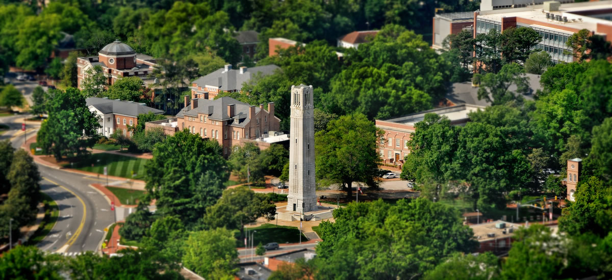 NC State University bell tower