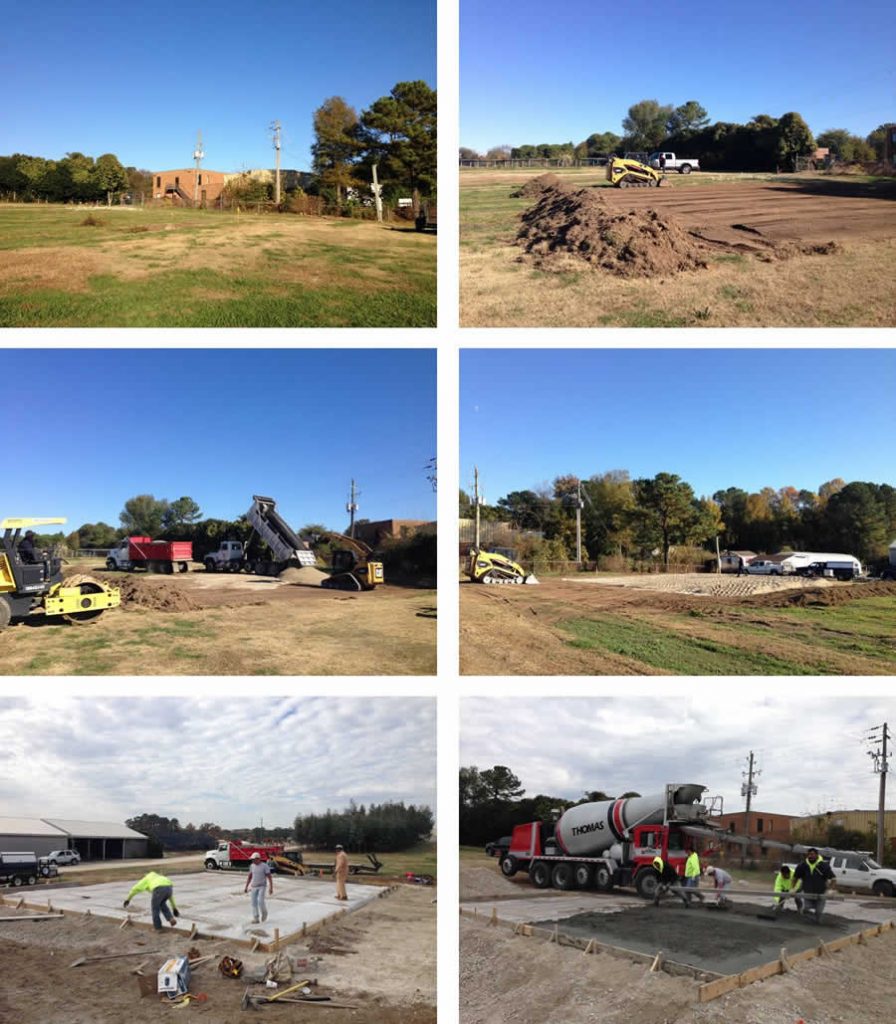 Horticulture Field Lab construction